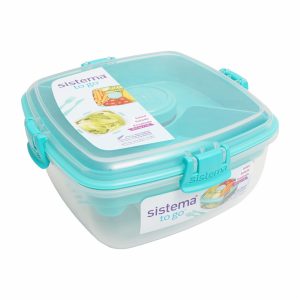 Porta Alimentos Cuadrado Sistema To Go RUBBERMAID 1.1 Litros
