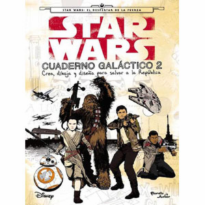 Libro Stars Wars Cuaderno Galáctico 2 PLANETA JUNIOR 64 Páginas